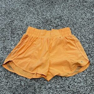 Women's Athletic Shorts in Vibrant Orange
